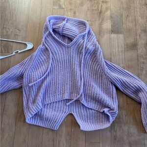 Hoodie cardigan